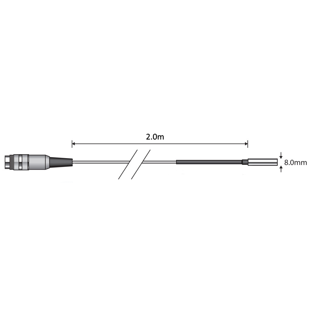 PT100 Air Probe (2m Lead) from Comark