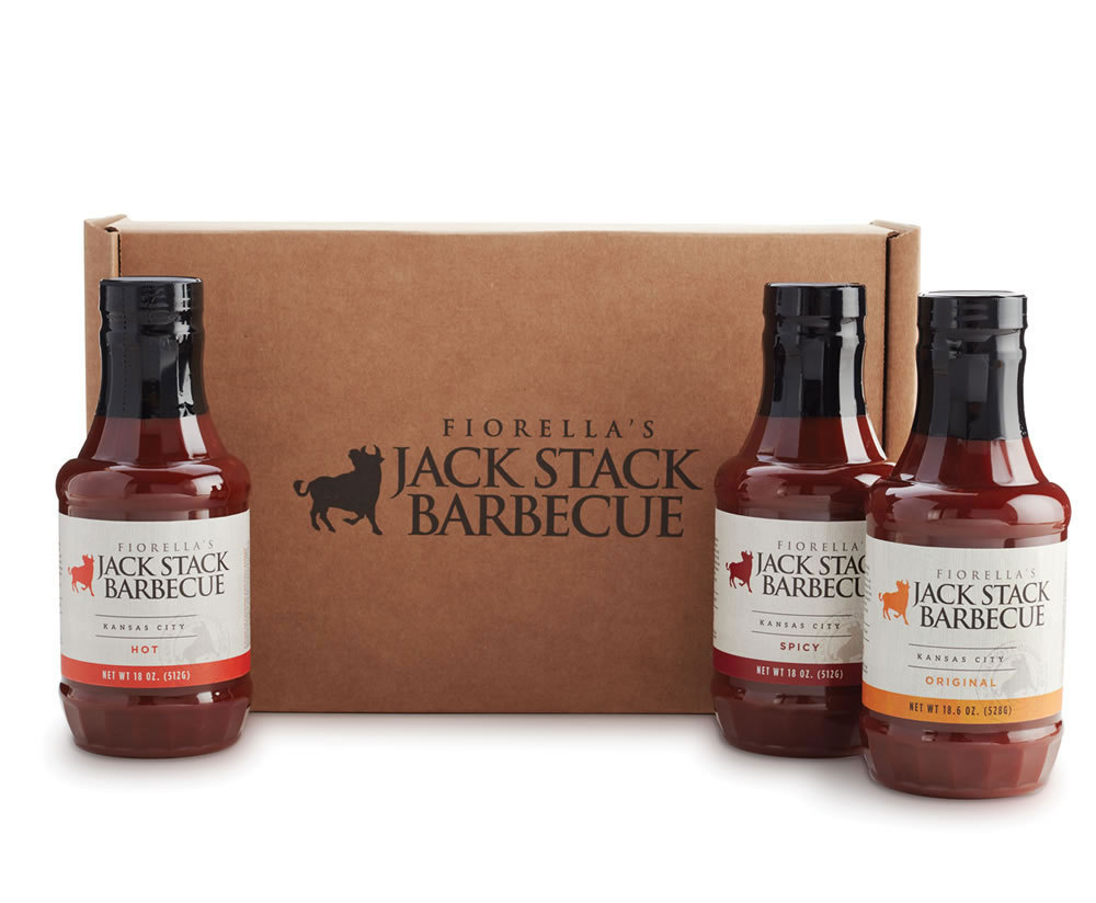 Sauce and Rub Three Pack Ship BBQ Gifts Jack Stack BBQ