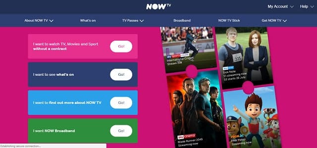 6 Best VPNs for Now TV so you can watch it abroad (outside UK)