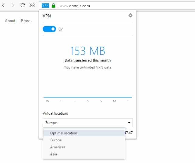 Как изменить страну в Opera vpn