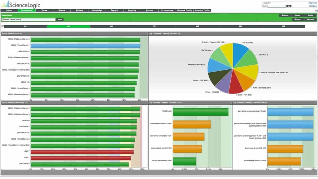 Application Mapping Tool Server Infrastructure Map.