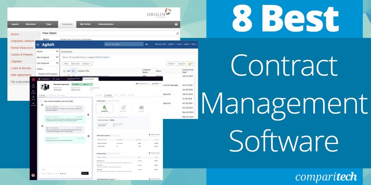 8 Best Contract Management Software 2022 Links to Free Trial & Demos