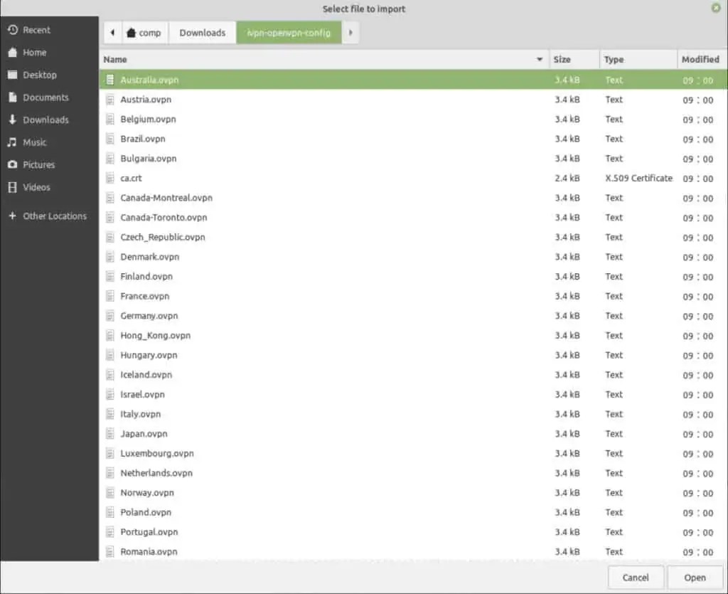 How to Set up an OpenVPN Connection in Linux Mint