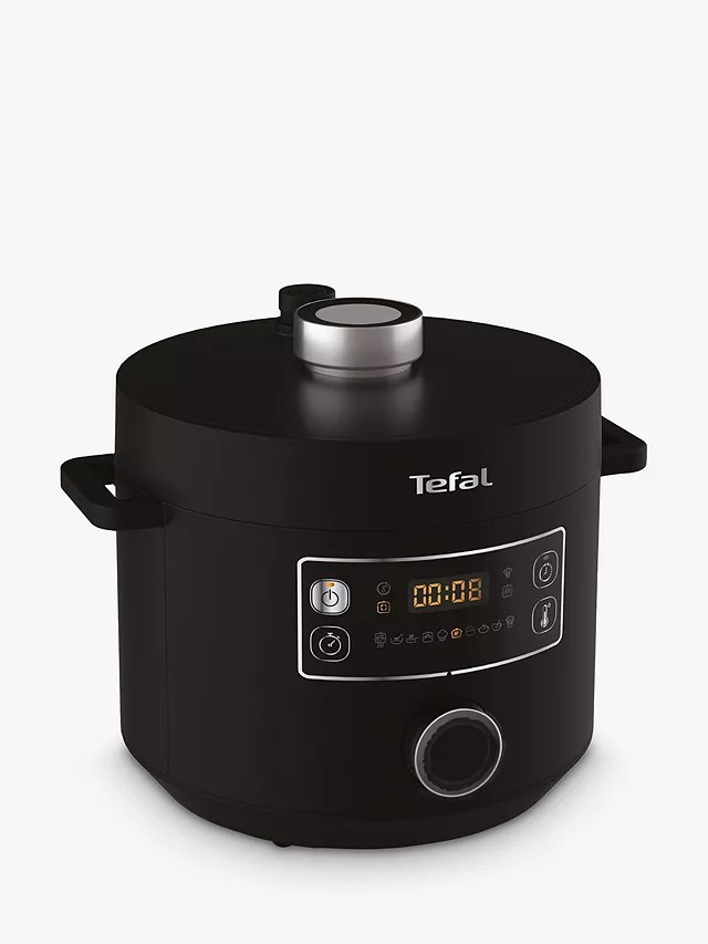 Tefal CY754840 Turbo Cuisine Pressure Cooker, Black Competition Fox