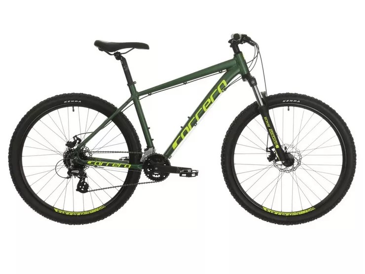 Carrera Vengeance Men's Mountain Bike Green Competition Fox