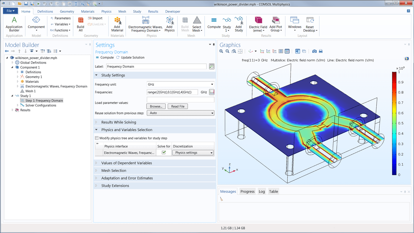 Power Divider Hfss Design Without Lumped Elements