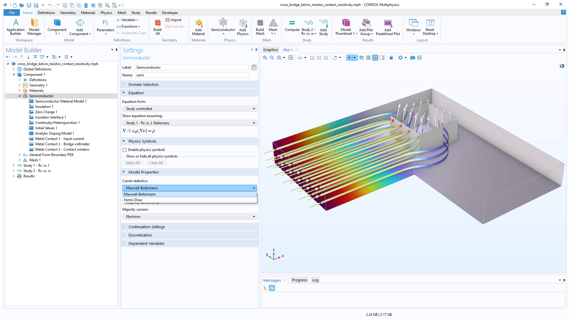 Model Semiconductor Devices with the Semiconductor Module