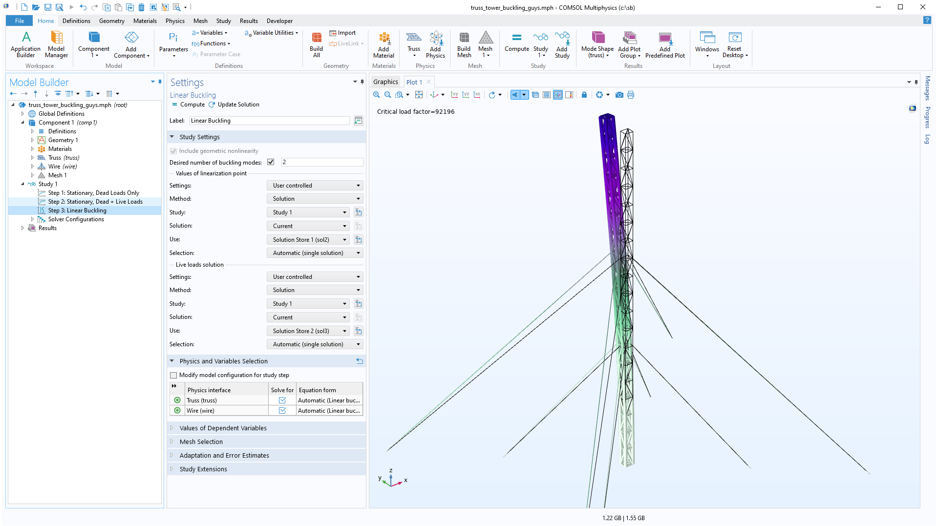 Structural Mechanics Module Updates - COMSOL® 6.1 Release Highlights