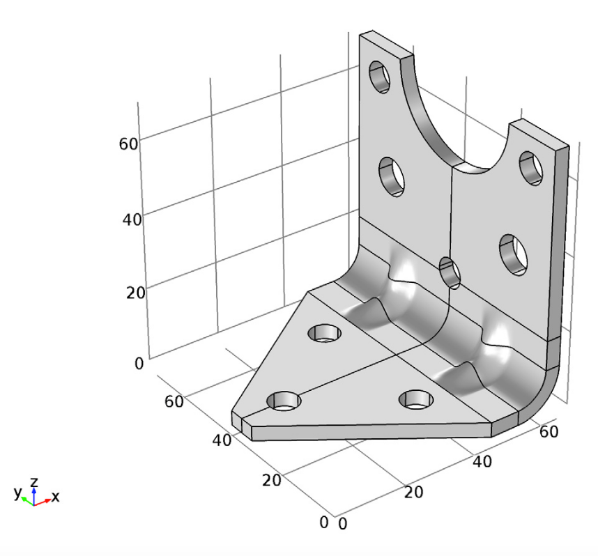 Multistudy Structural Optimization of a Bracket COMSOL Blog