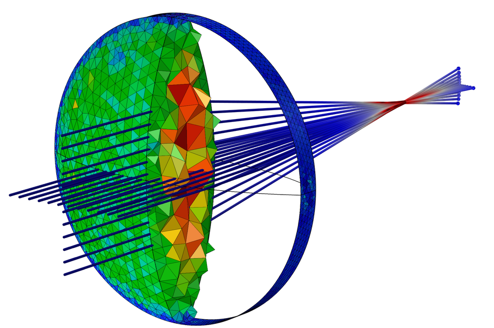 Using the New Ray Tracing Algorithm in COMSOL Multiphysics® 5.2a