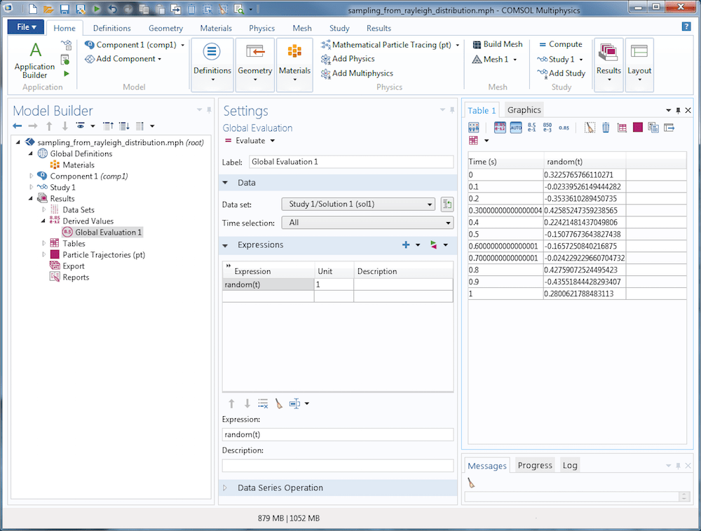 Sampling Random Numbers from Probability Distribution Functions