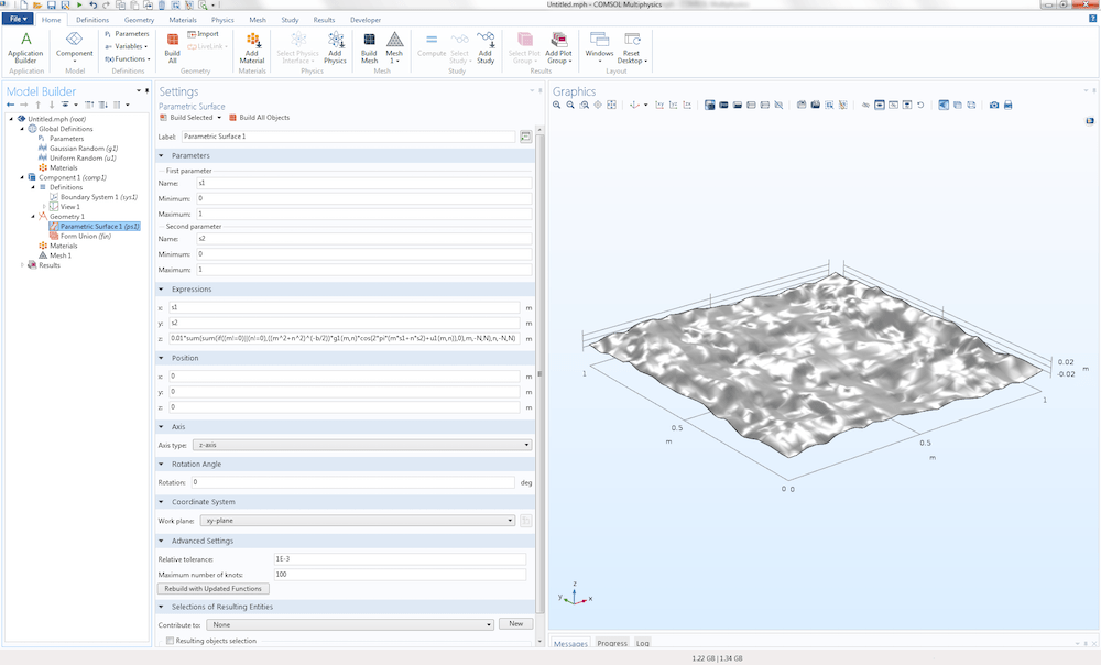 How to Generate Random Surfaces in COMSOL Multiphysics® COMSOL Blog