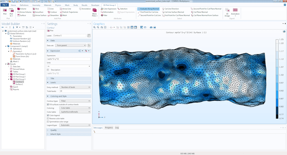 How to Generate Random Surfaces in COMSOL Multiphysics® COMSOL Blog