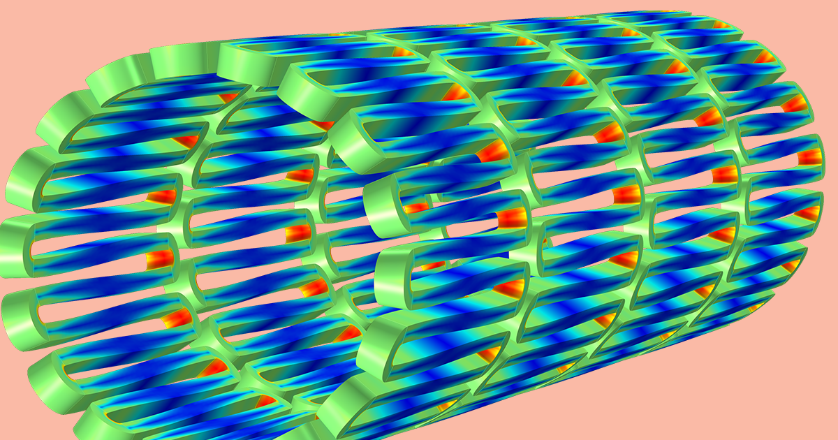 Analyzing an Arterial SelfExpanding Stent with COMSOL Multiphysics