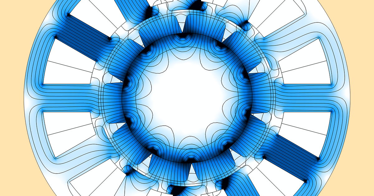 Electric Motor Cross Section Electric Motor Final Cross Section Back
