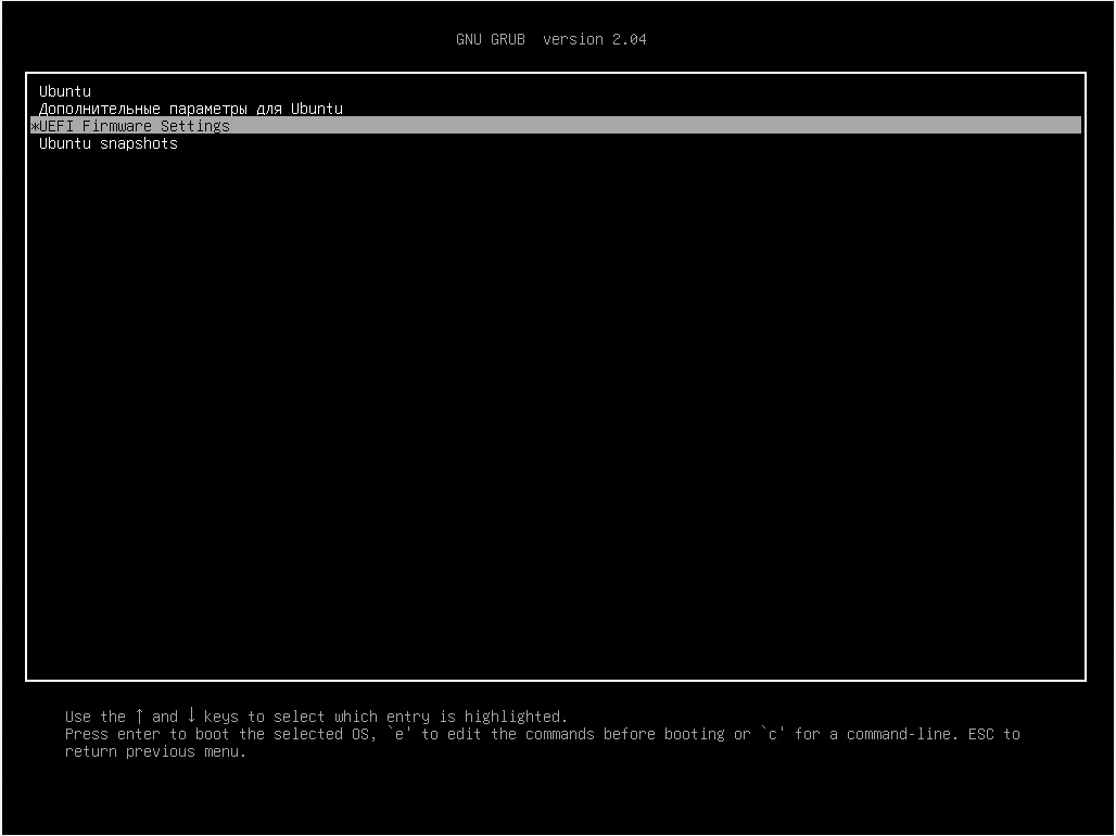 Установка Ubuntu на BTRFS + Timeshift + Autosnap apt и GRUBBTRFS