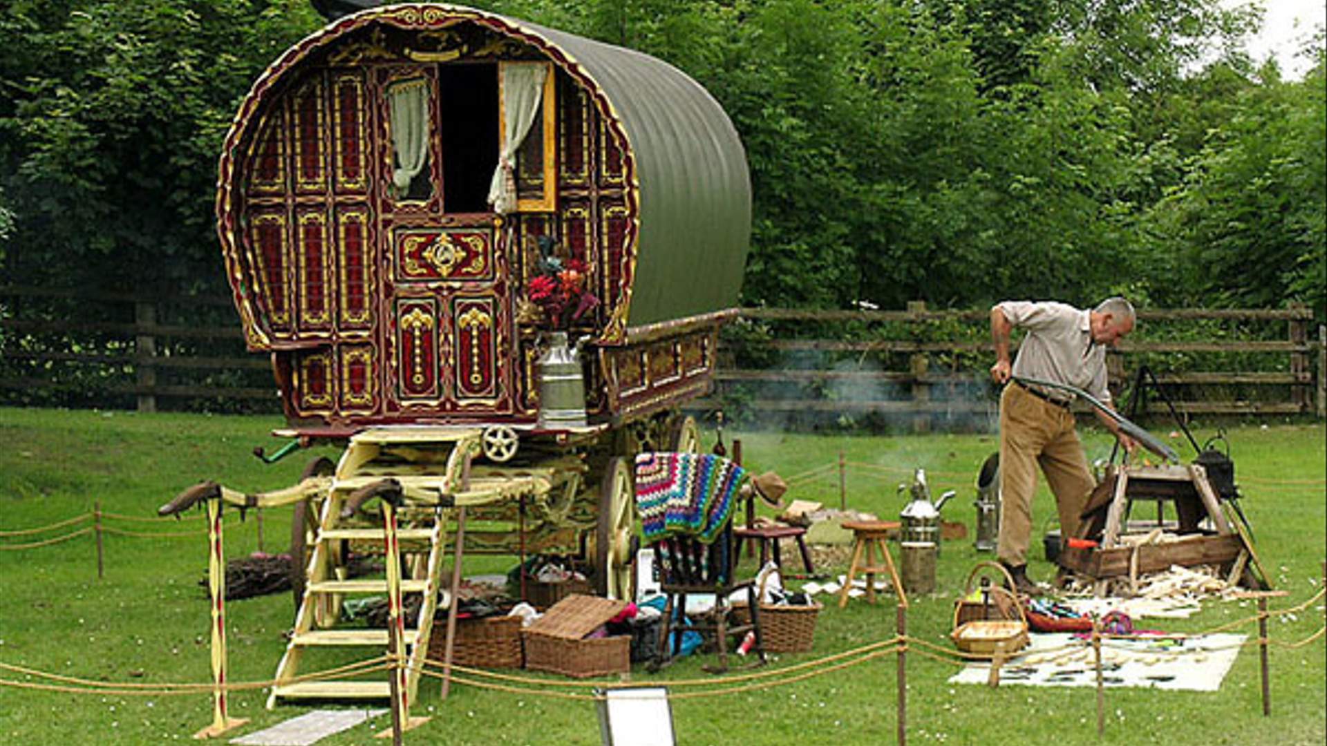 Gypsy Wagons Offer a Bohemian Home Design Concrete Playground