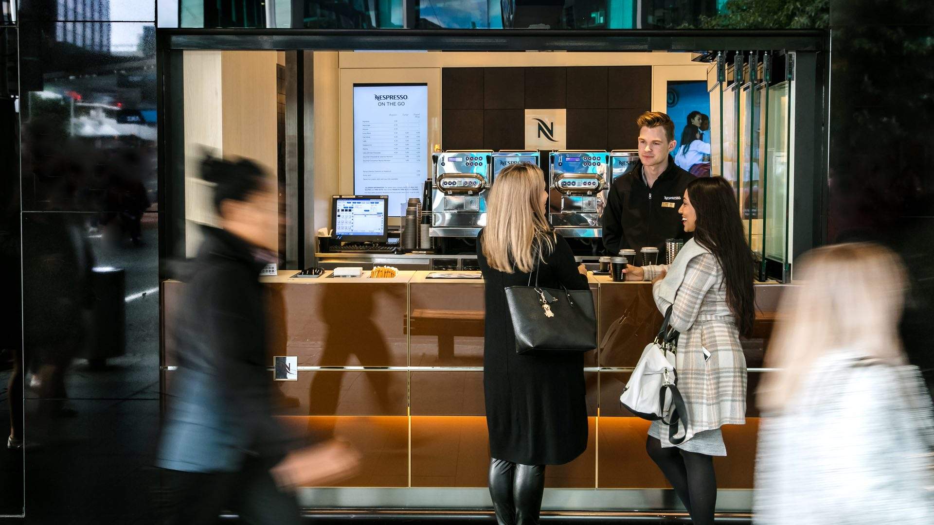 Nespresso On The Go at Auckland Central, Auckland