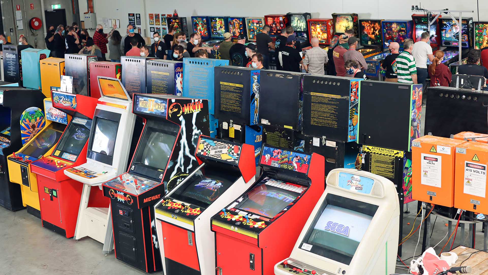 Australian Kong Off V and Pinball Championships Concrete Playground