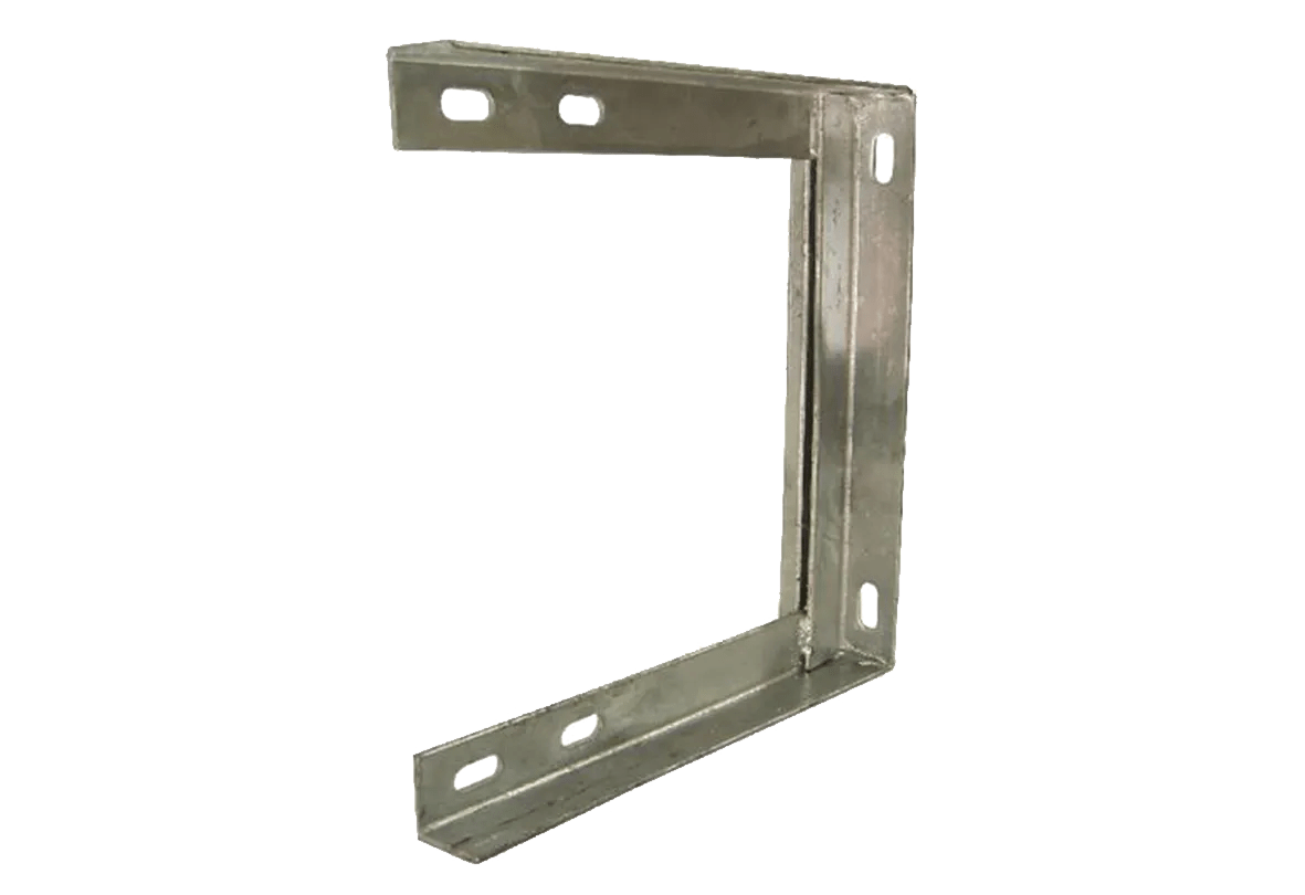 12 x 12 Inch Galvanised Standoff Aerial Pole Wall Bracket