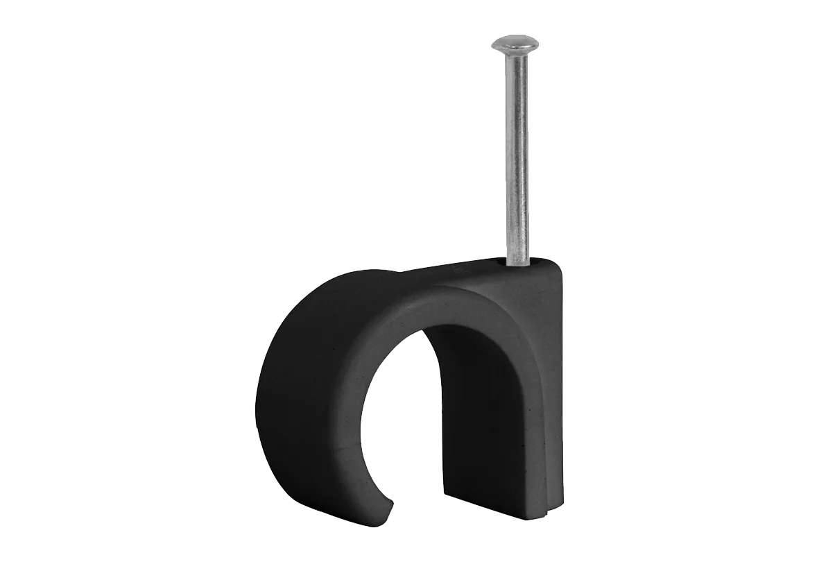 10 14 mm Expandable Cable Clips Black (100pc) Connectec.uk