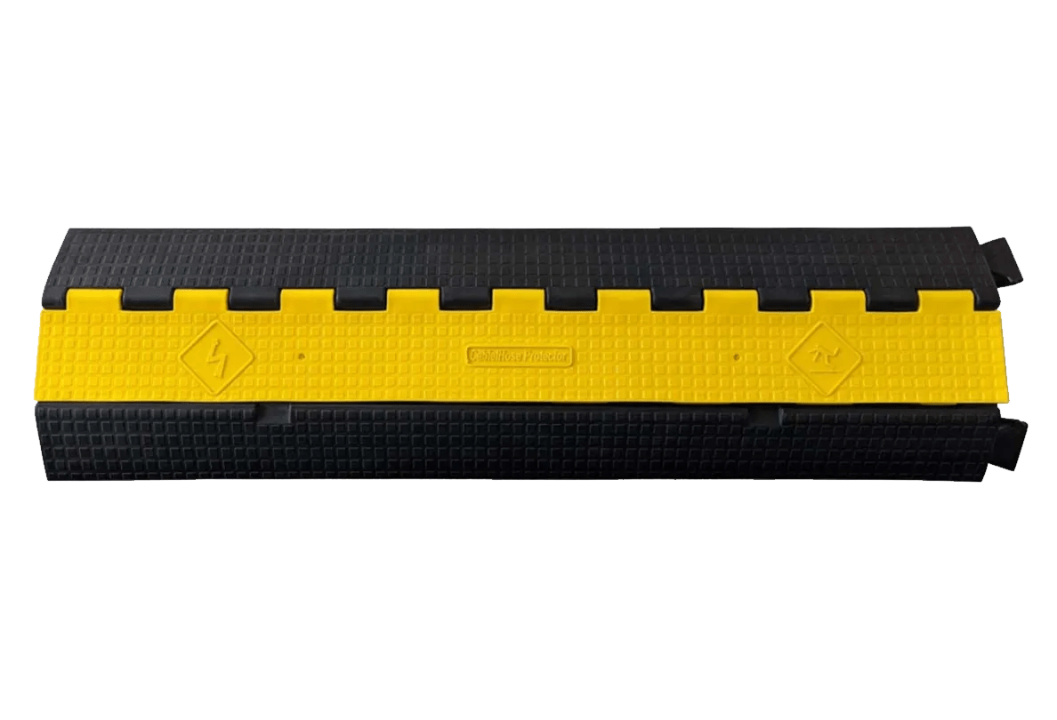 Rigid 24 Ton 2 Channel Driveover Cable Protector Ramp 1m x 25cm