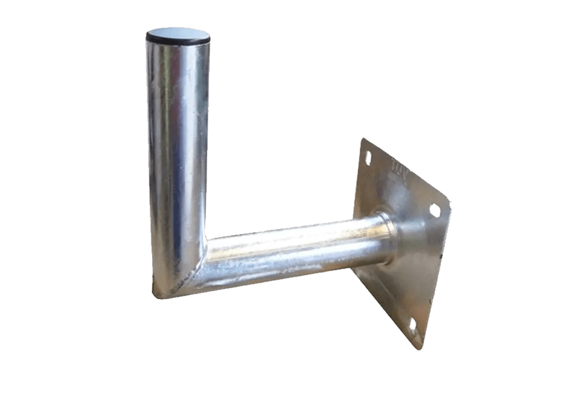 25cm x 2in TUV Approved Right Angle Satellite Wall Mount Bracket