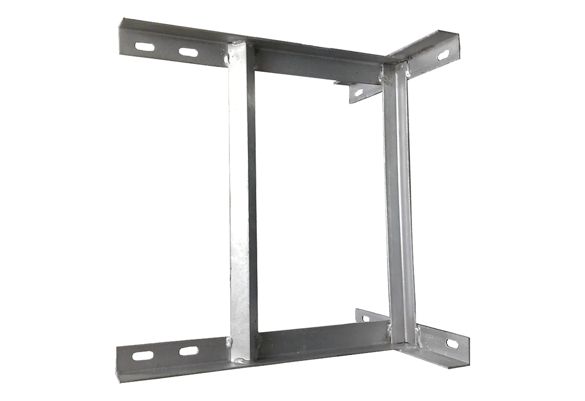 18 x 18 Inch Galvanised Standoff Aerial Pole Wall Bracket