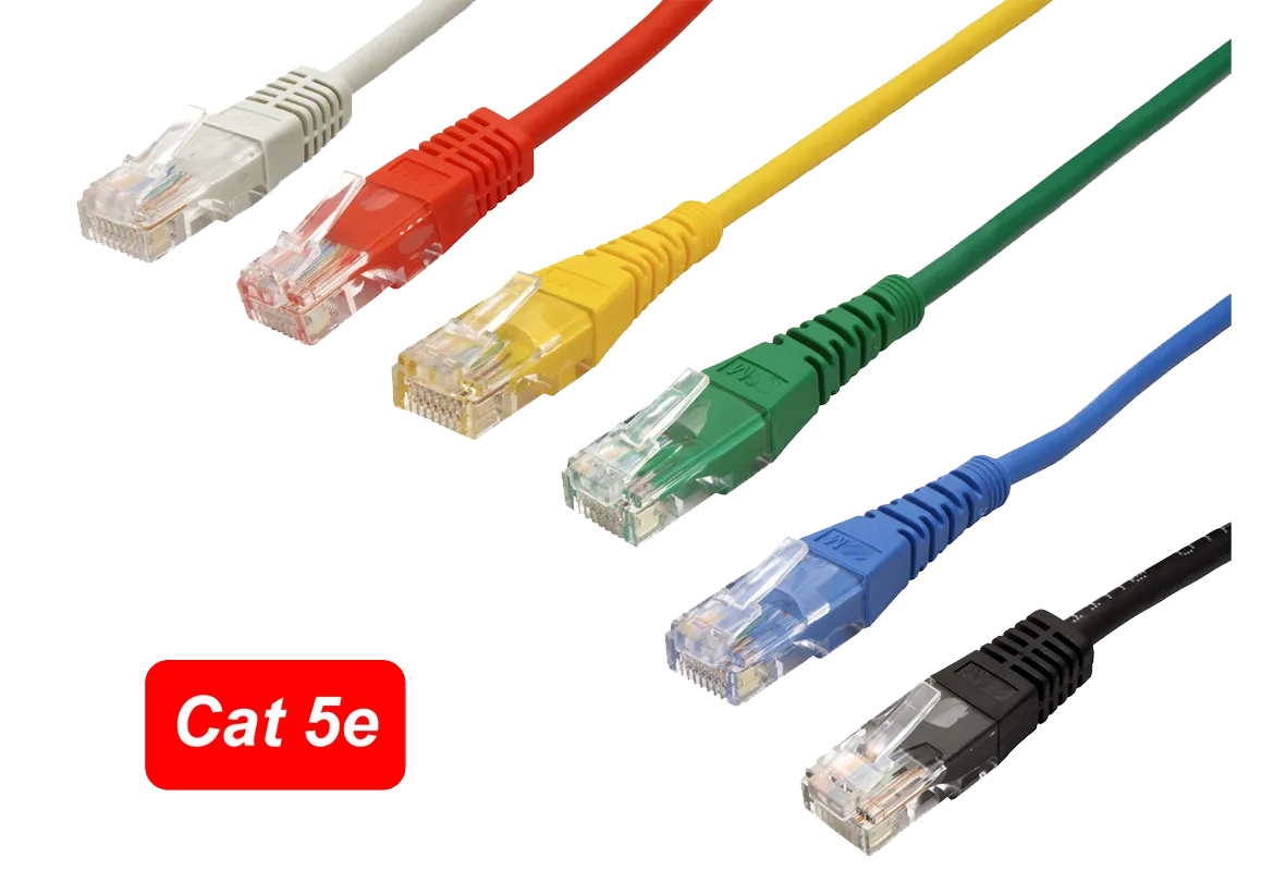 Category 5e UTP PVC Patch Cables