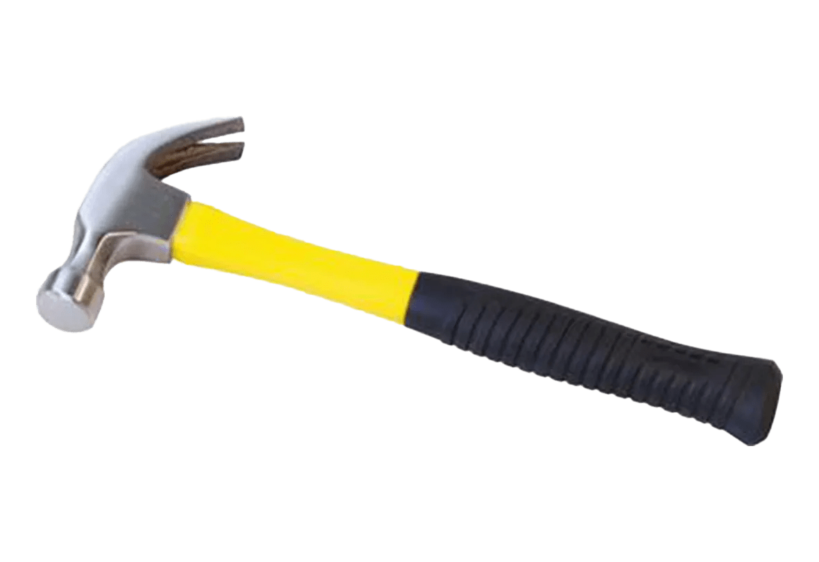 Claw Hammer with Fiberglass Shaft