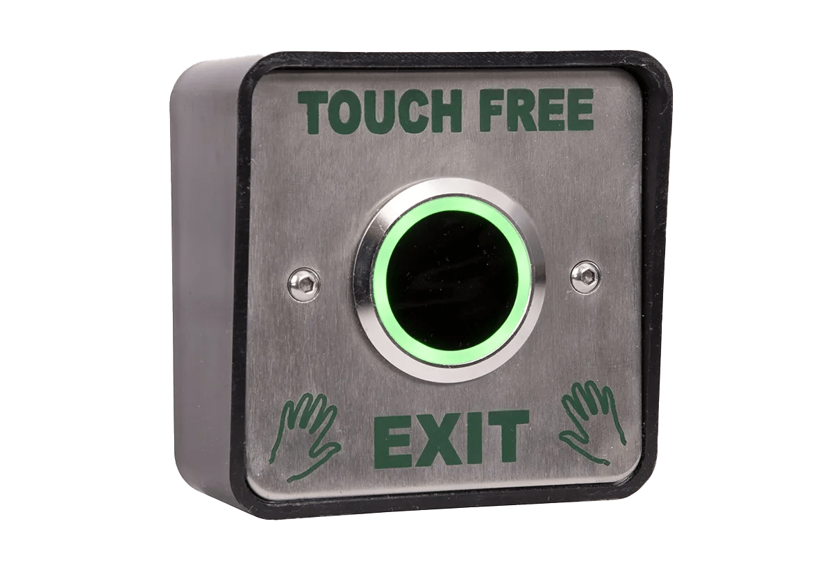 RGL WPEBNT/TF1 Weather Proof Stainless Steel Touchfree Exit Button IP65