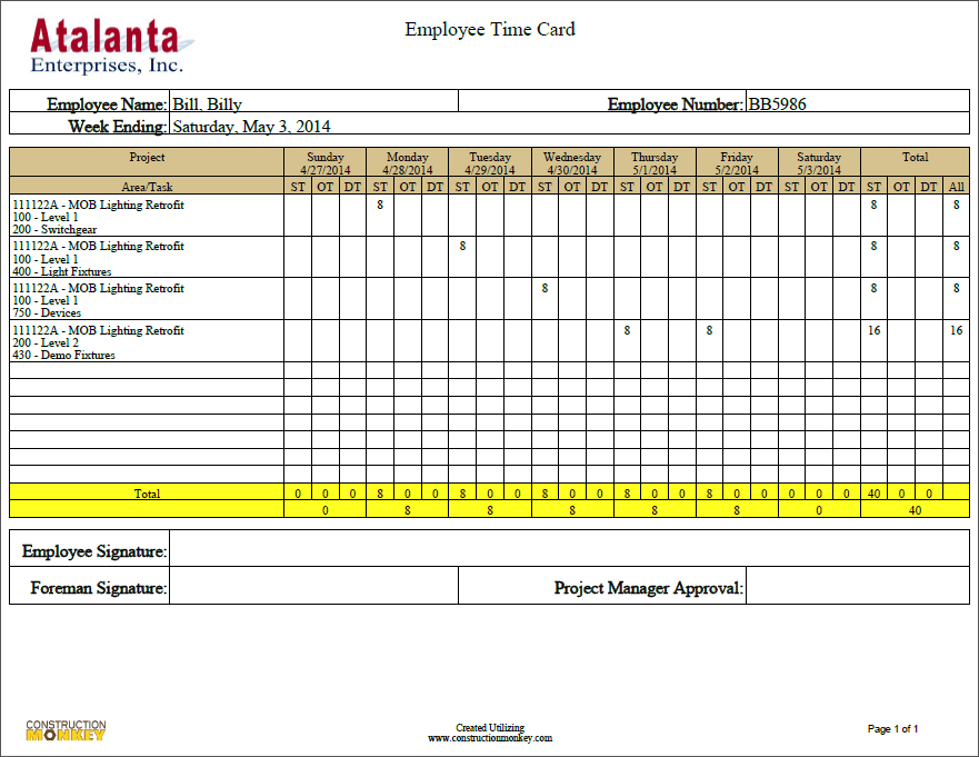 Automate Reporting Construction Monkey