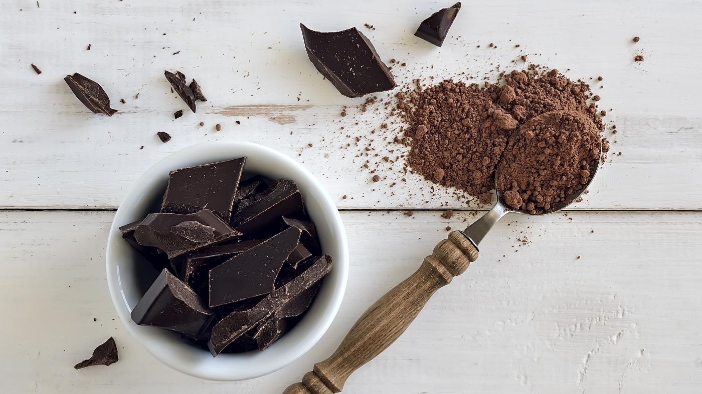 Is dark chocolate or cocoa a good source of iron?