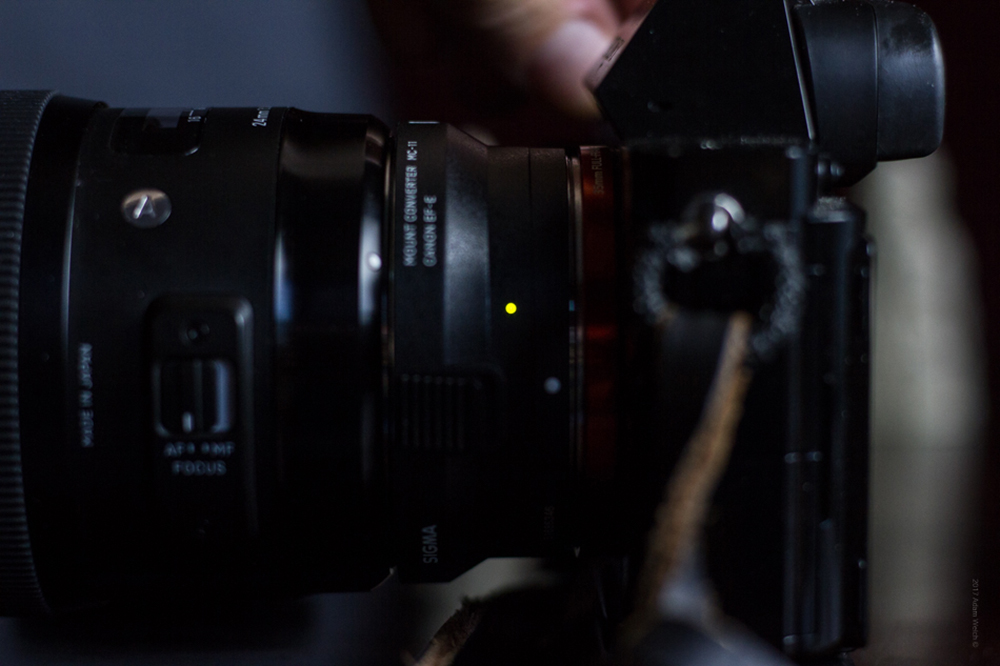 Review Sigma Mc11 Canon Glass to Sony Alpha 7 Camera Nalk1969