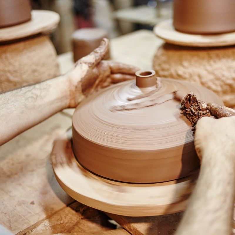 Lámpara de barro artesanal Flame 28 by Pottery Project CoolMaison