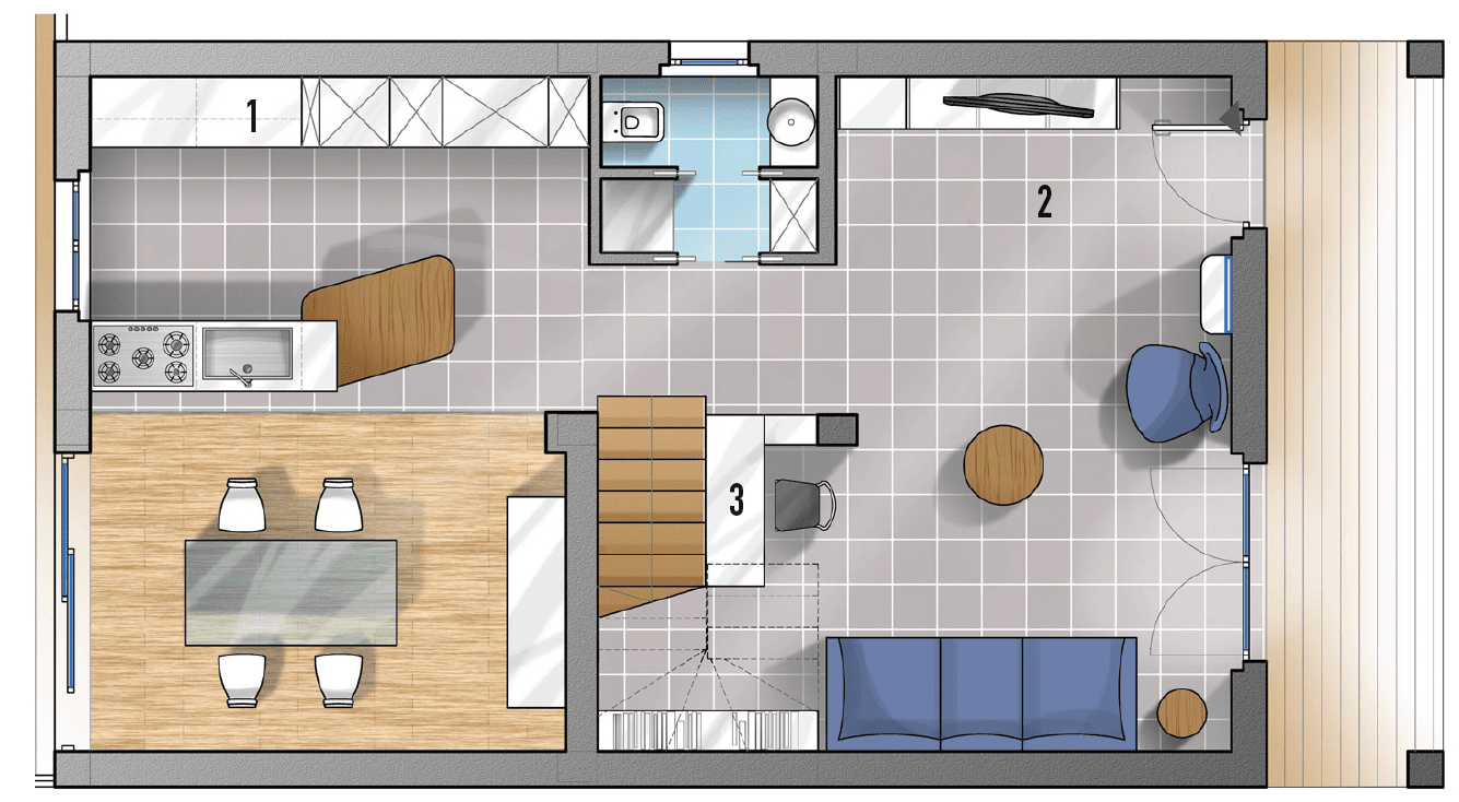 Progetti cucina due soluzioni per 7 mq Cose di Casa