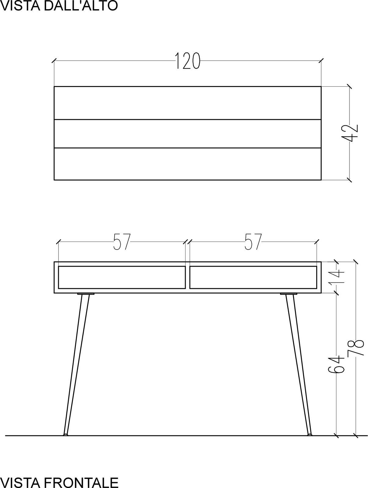 Scrivania fai da te di ispirazione vintage. Con materiali di recupero