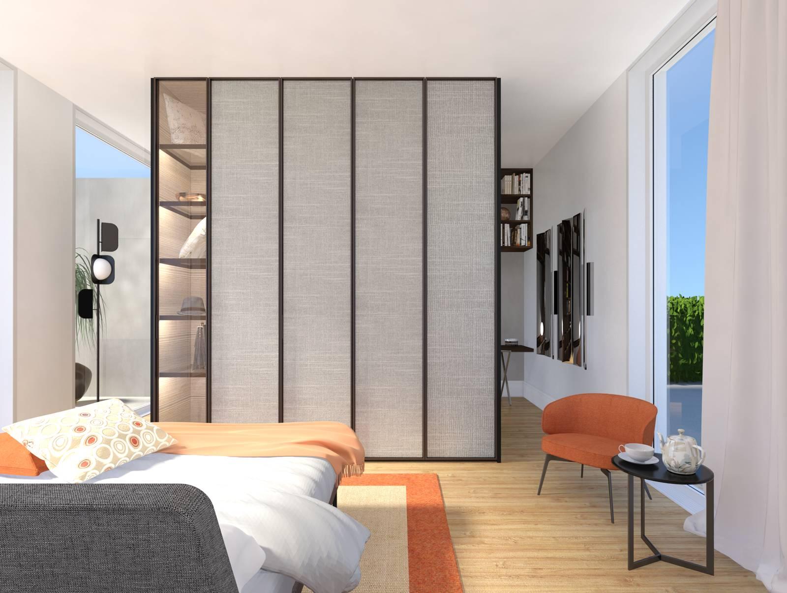 Armadio o cabina? Due progetti in 3D per la camera da letto Cose di Casa