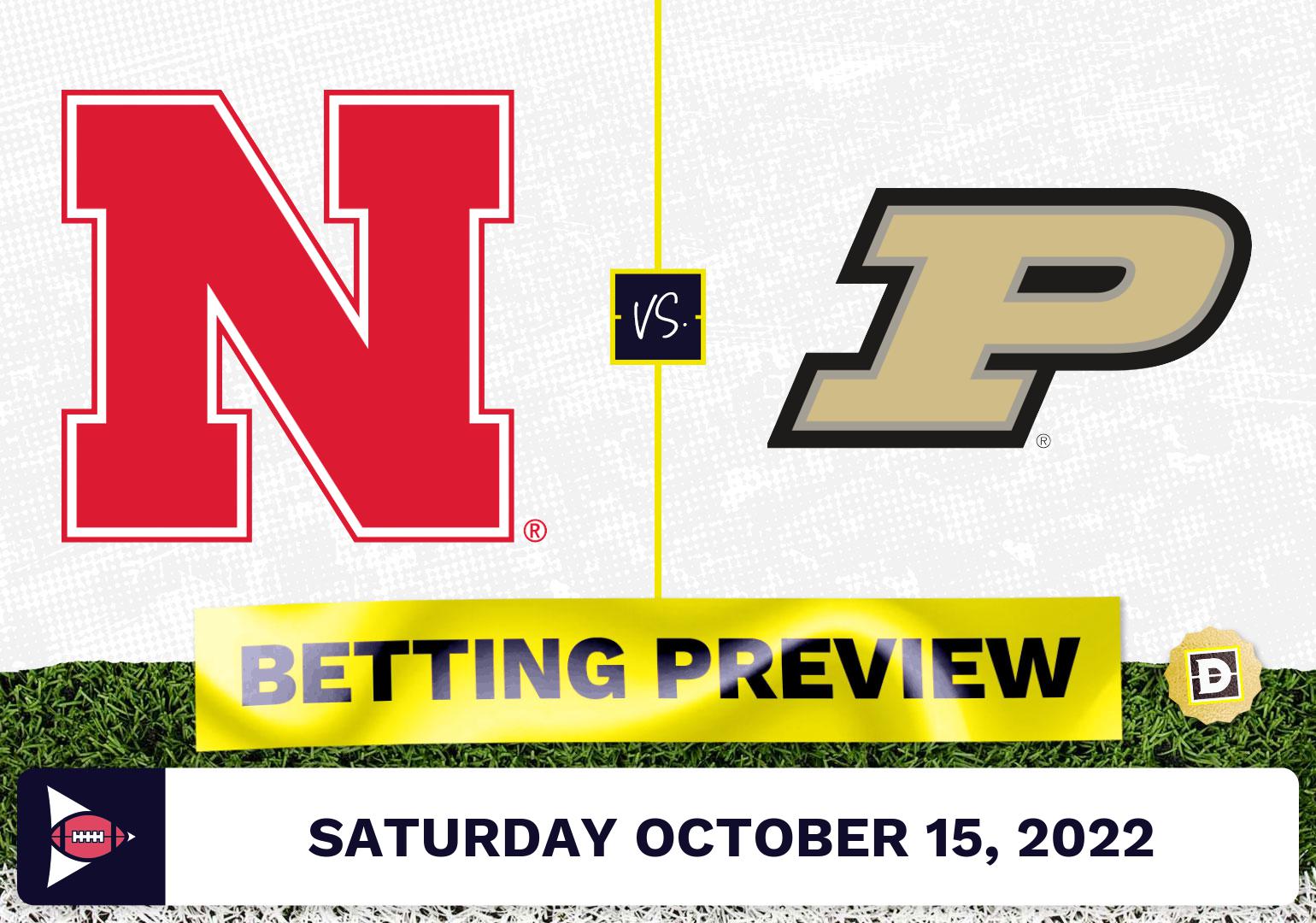 Nebraska vs. Purdue CFB Prediction and Odds Oct 15, 2022