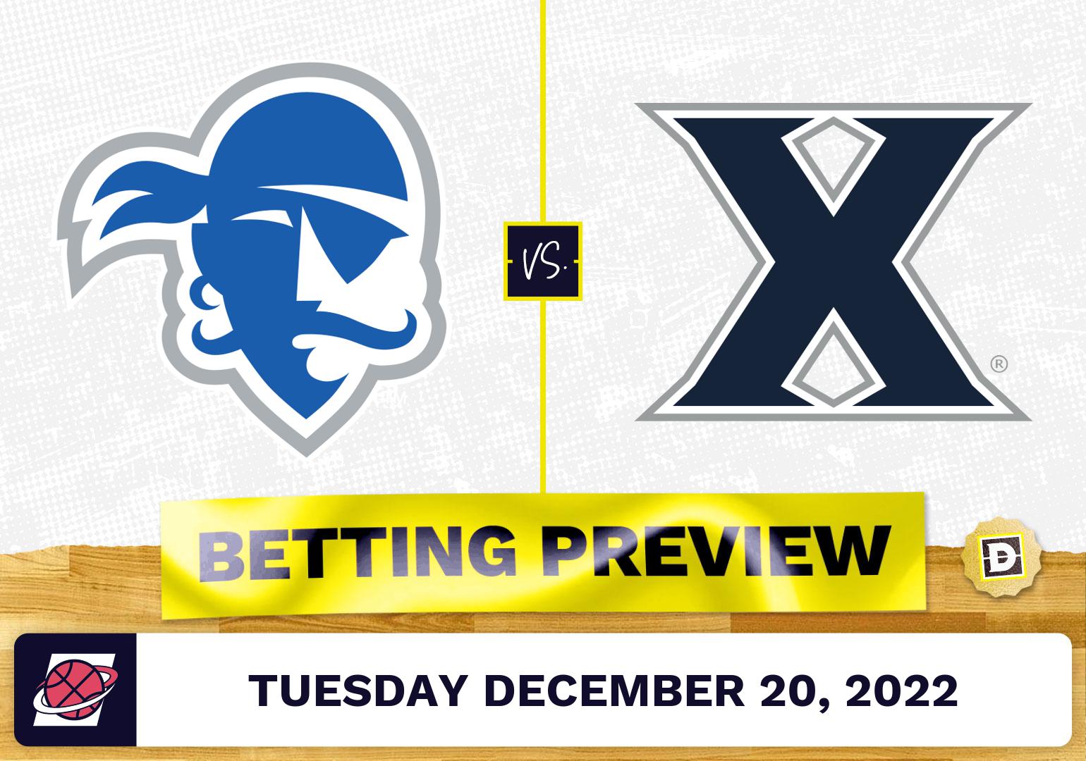 Seton Hall vs. Xavier CBB Prediction and Odds Dec 20, 2022