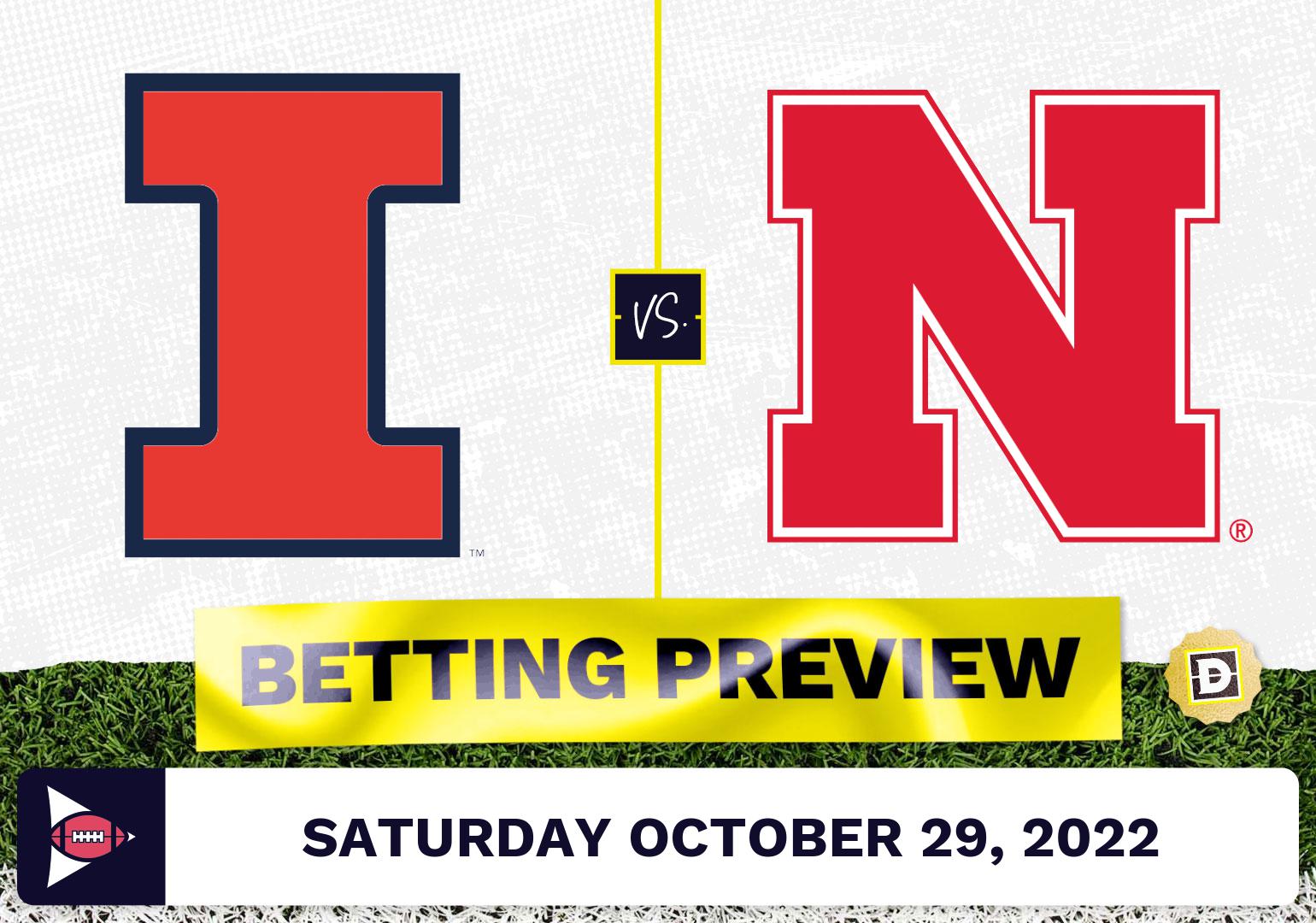 Illinois vs. Nebraska CFB Prediction and Odds Oct 29, 2022
