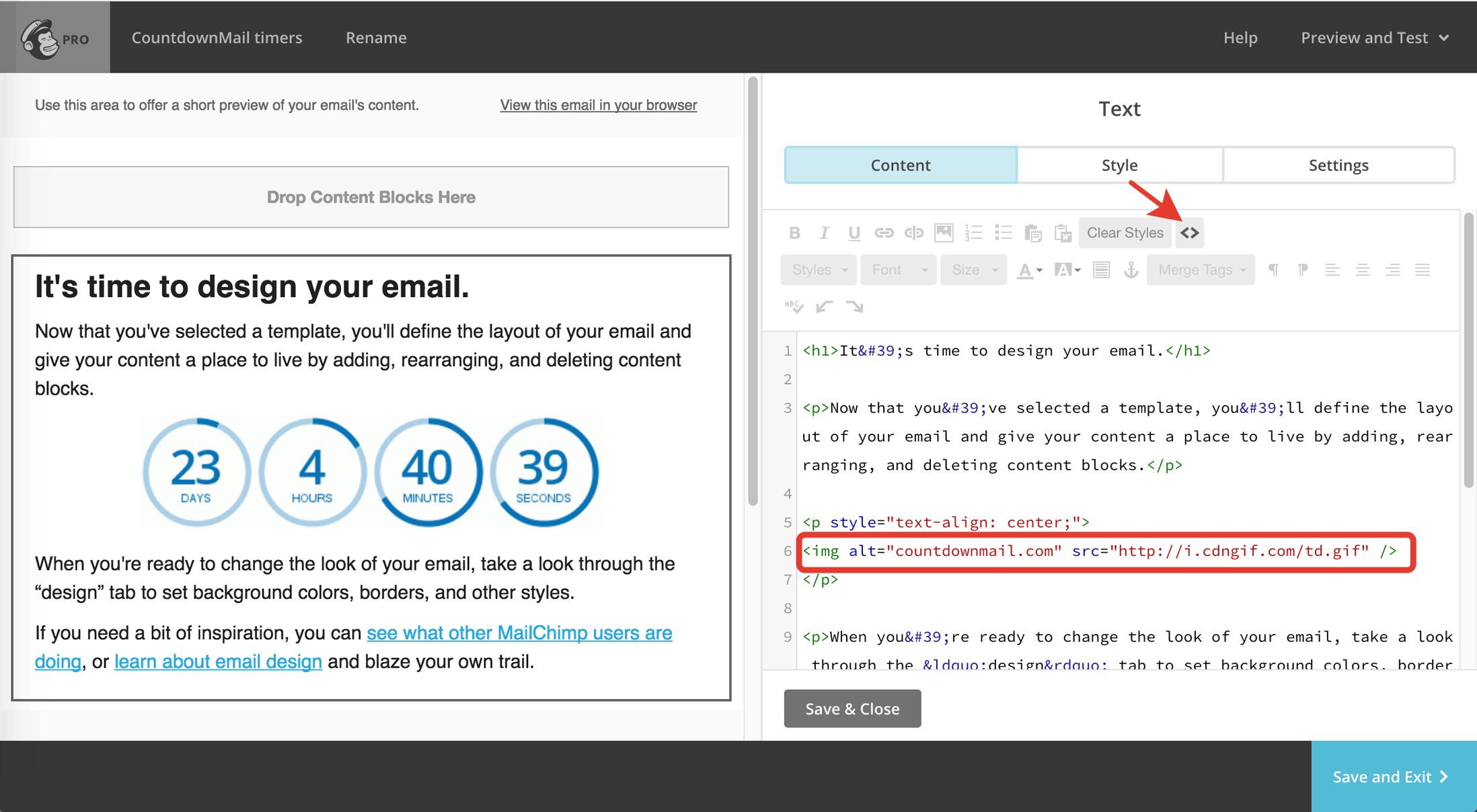 How to add countdown timer in Mailchimp the StepbyStep Guide