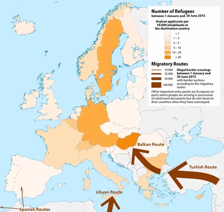 Animated Europe Map Migrat Guillaume Faye, "The Conquest of Europe Begins" CounterCurrents