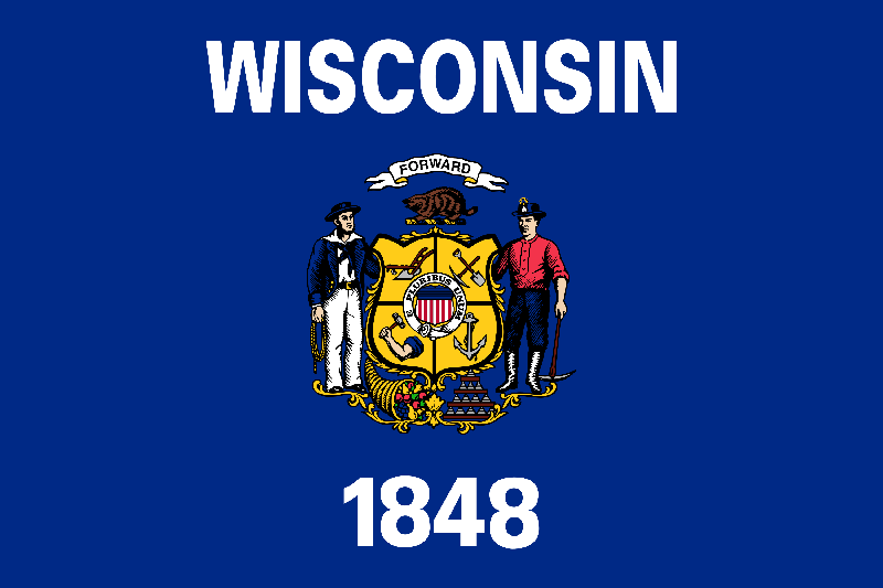 Flag of Wisconsin image and meaning Wisconsin flag country flags