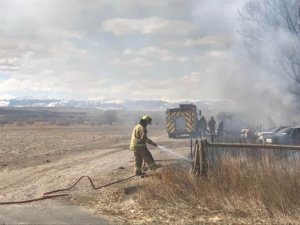 Riverton Fire Department responds to two fires Saturday afternoon