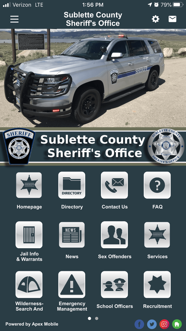 Sublette County Sheriff’s Office launches mobile app to connect with