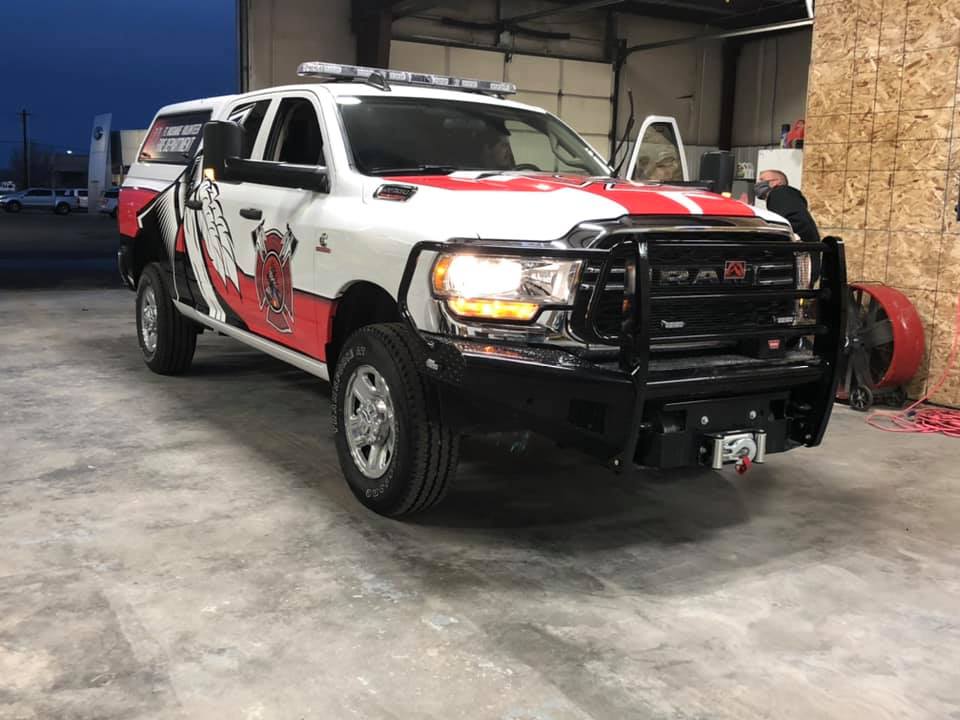 Snapped Fort Washakie Fire Department shows off new unit County 10