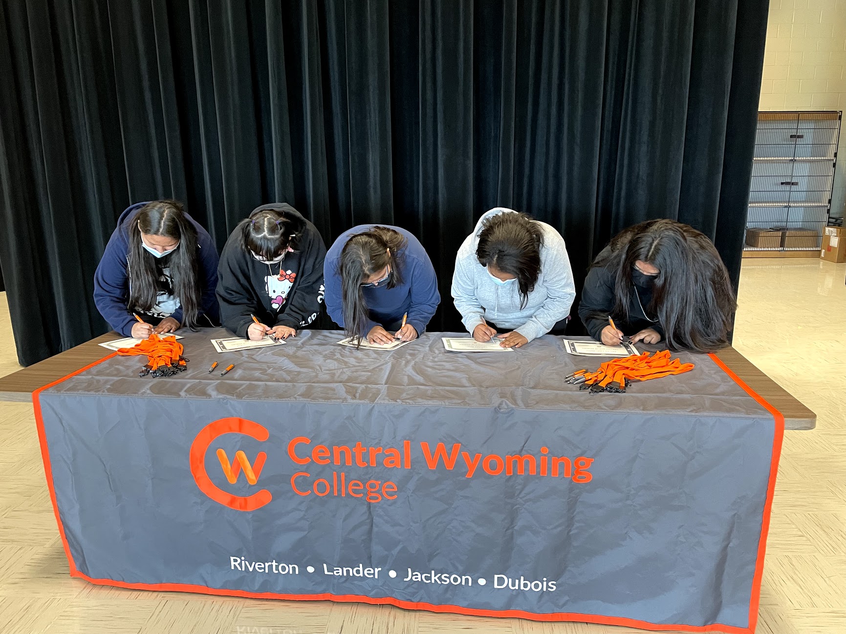Fort Washakie High School shares college signings, behindthescenes