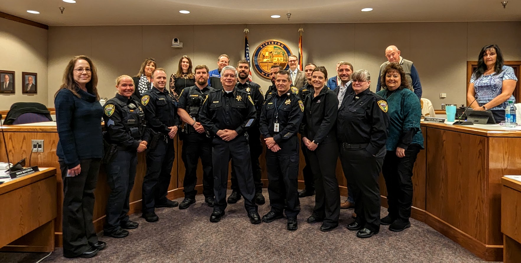 City of Riverton swears in a new Chief of Police County 10