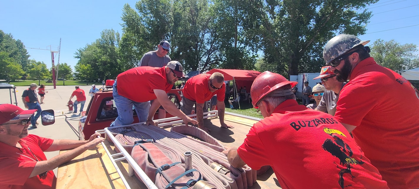 Riverton Fire Department won 2023 Wyoming State Fireman's Association Drill Competition County 10